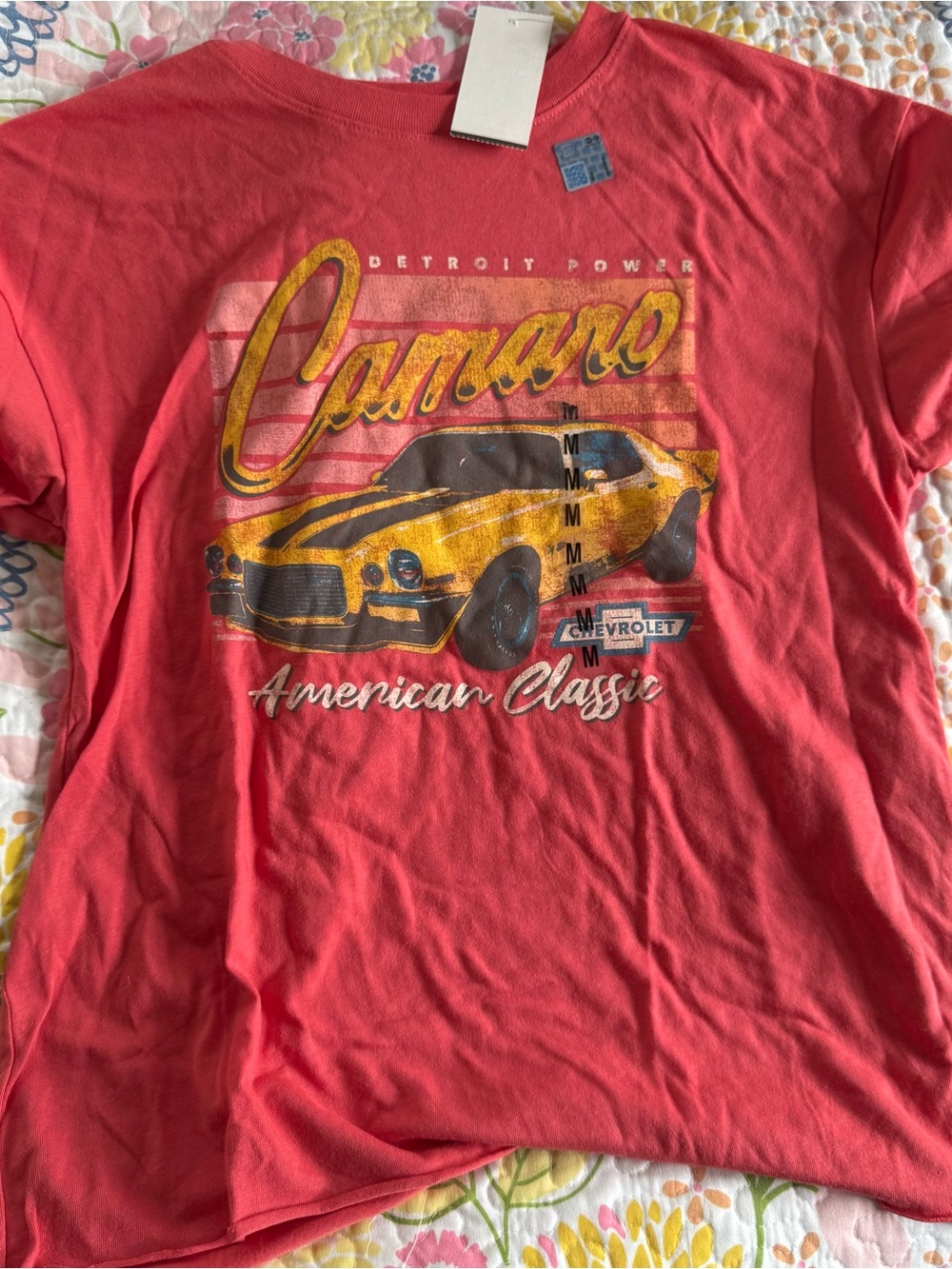 NWT WOMENS medium gm Camaro tshirt General Motors